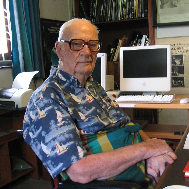 Photo of Arthur C Clarke