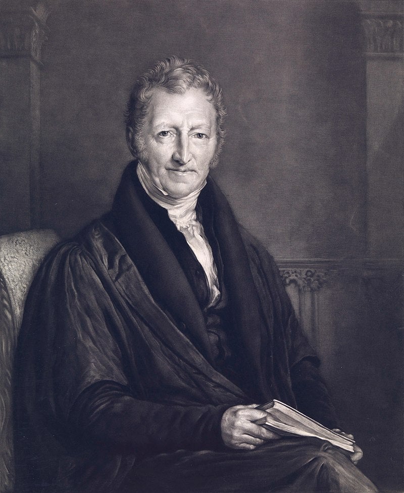 Photo of Thomas Robert Malthus