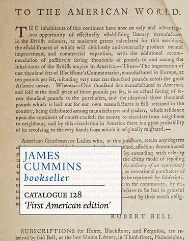 Catalogue 128 - The First American Edition