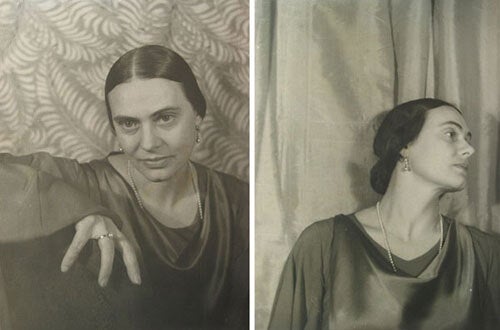 Two portrait photographs of Gertrude Wettergren - Gertrude Wettergren ...