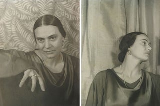 Item #56143 Two portrait photographs of Gertrude Wettergren. Gertrude Wettergren, Carl Van Vechten