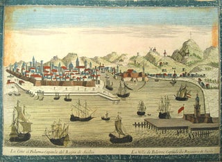 Item #57307 Two hand-colored engravings depicting views of Palermo, entitled “Prospetto della...