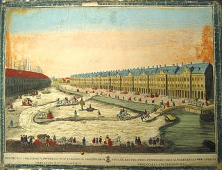 Item #57309 Two hand-colored engravings depicting the city of Petersburg, entitled “Prospectus...