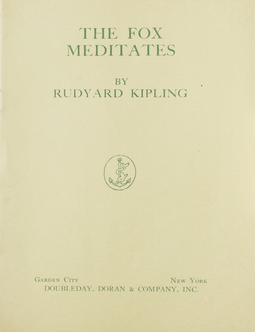 The Fox Meditates