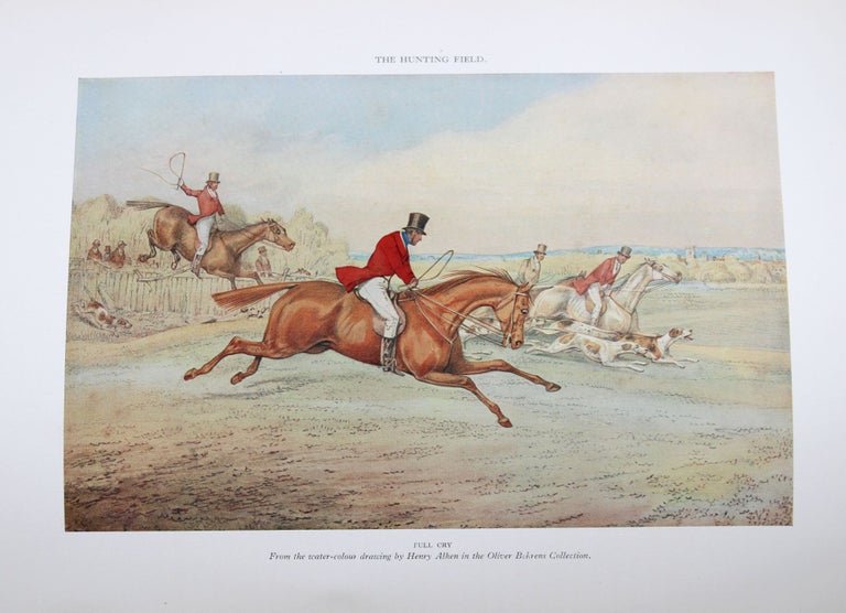 Henry Alken. With an Introduction by Sir Theodore Cook