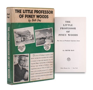 Item #11553 The Little Professor Of Piney Woods. The Story of Professor Laurence Jones. Beth Day