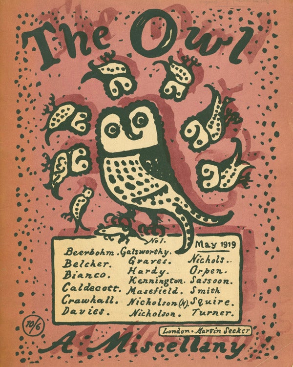 The Owl. No. 1 May 1919