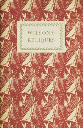 Item #13517 Three Reliques of Ancient Western Poetry. Edmund Wilson