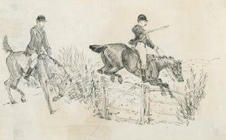 Item #13831 English Foxhunting Drawings. A. R. Fairfield