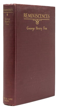 Item #14705 Reminiscences. Dr. George H. Fox
