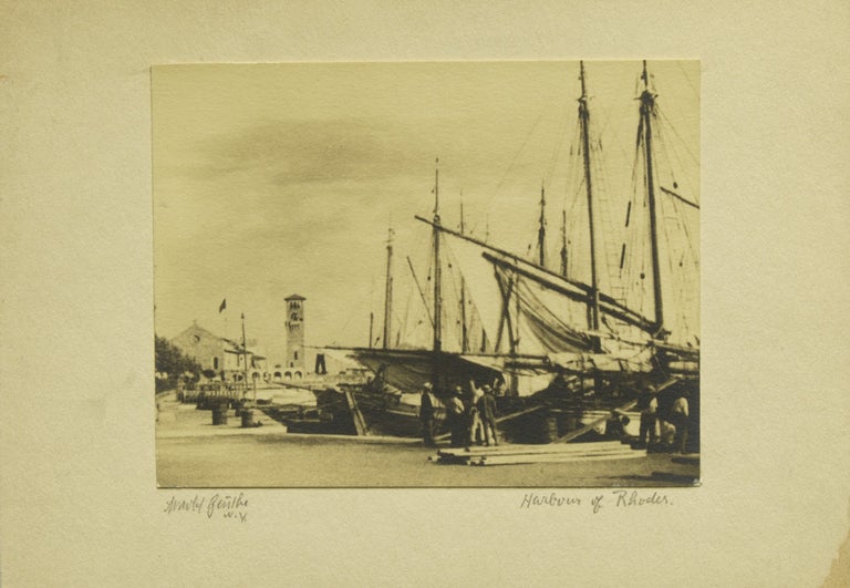 Item #14874 “Harbour of Rhodes”. Arnold Genthe.