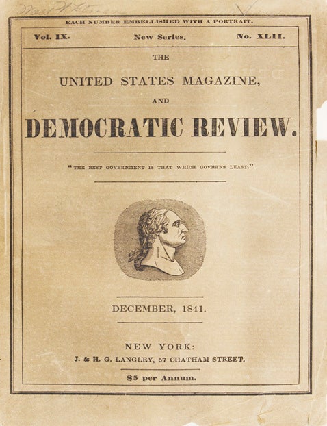 The United States Magazine, and Democratic Review