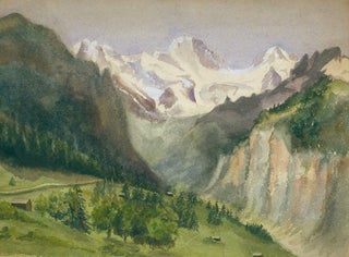 Item #16516 An Alpine Scene. J. Heseldine