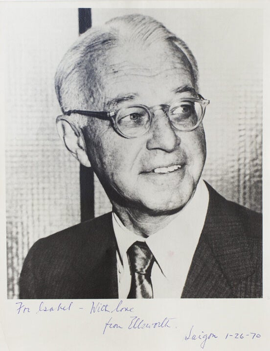 Black and white photograph of head and shoulders