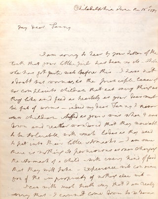 Martha Washington's Letter Written from Philadelphia, June 15, 1794 to Mrs. Frances Washington [Introducation by W. K. Bixby]