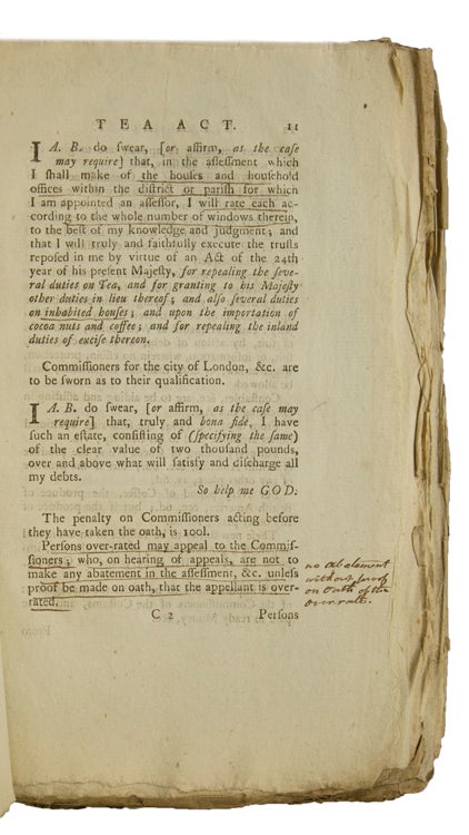 A Concise Abstract of the Most Important Clauses in the Following Interesting Acts of Parliament passed in the Session of 1784 … By A Gentleman of the Inner-Temple