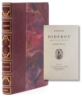 Item #210146 Contes de Diderot, Publiés avec une Introduction par André Billy. Denis Diderot