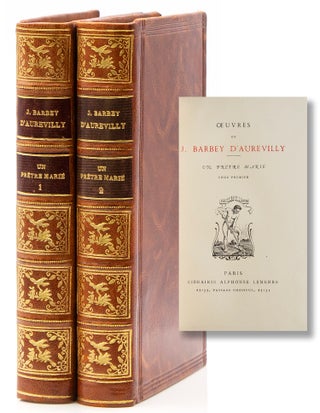 Item #210159 Œuvres de Barbey D'Aurevilly. Un Prêtre Marié. Barbey d'Aurevilly