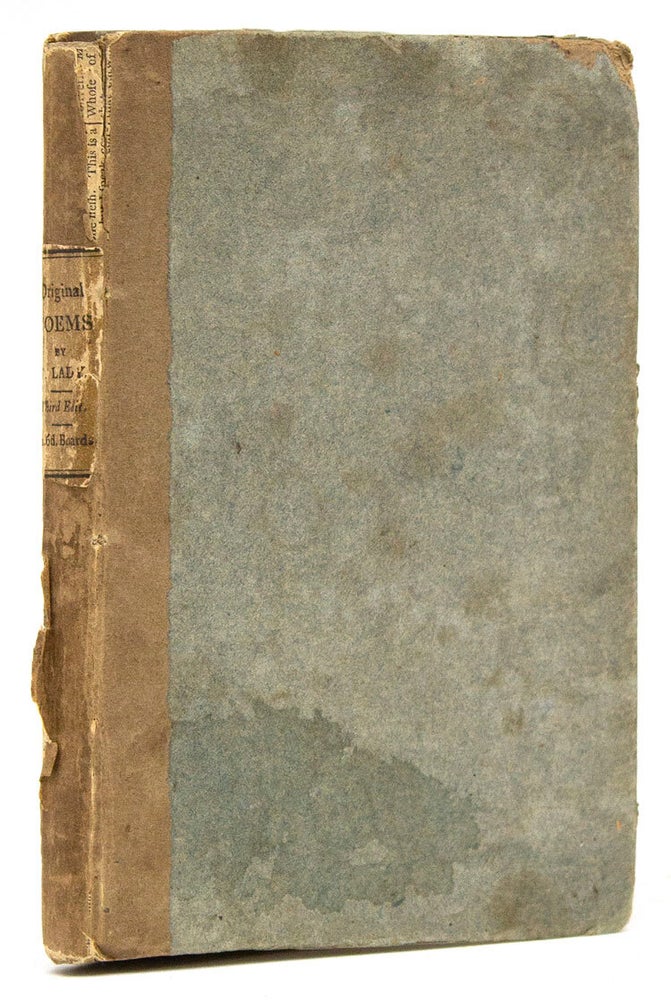 Original Poems, on Various occasions. By a Lady. Revised by William Cowper, Esq. of the Inner Temple