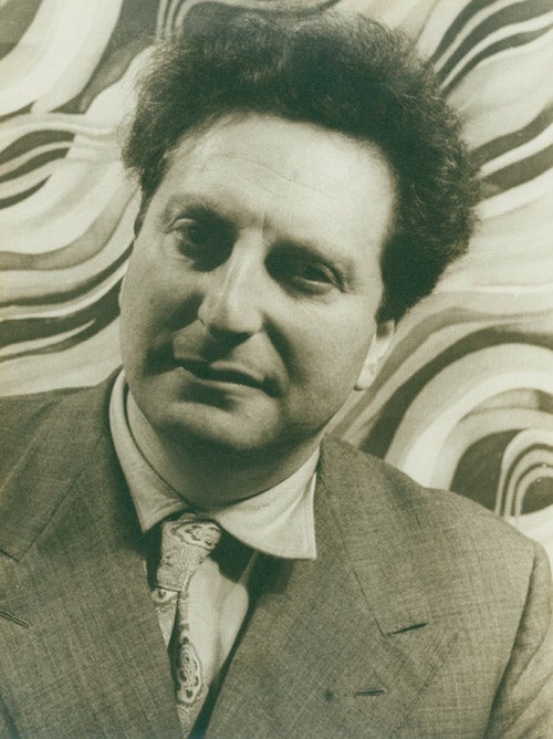 Portrait photograph of Carlo Levi
