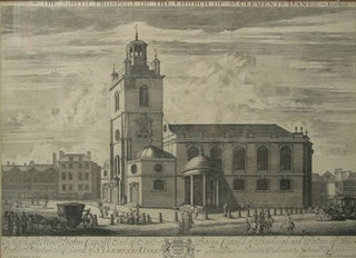 Item #211448 Engraving: “The South Prospect of the Church of St. Clements Danes - London / To...