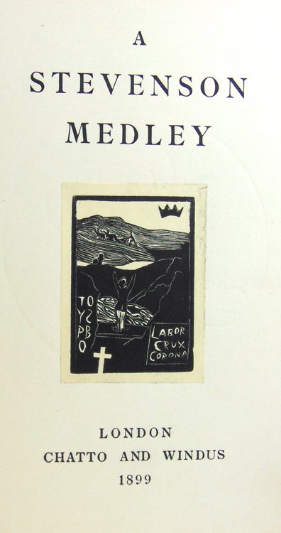 A Stevenson Medley [Edited by Sir Sidney Colvin]