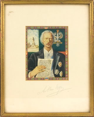Item #211758 Color reproduction of a portrait of Polish President and famed composer I. J....