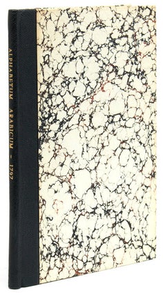 Item #212754 Alphabetum Arabicum una cum Oratione Dominicali, Salutatione Angelica et Symbolo fidei
