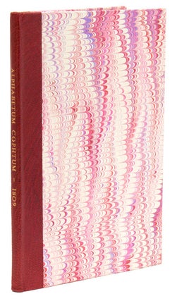 Item #212767 Alphabetum Cophtum sive Aegyptiacum [Caption title