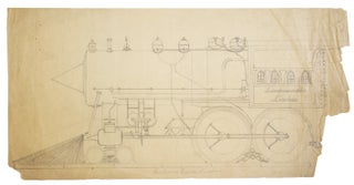 Item #212953 Drawing: Train, "Columbia Express Number 2" and above on the Cab "COMPOUND ACTION...