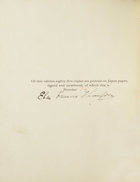 The Quatrains of Omar Khayyam of Nishapur. Translated from the: Persian into English Verse, including Quatrains now for the first time so rendered by Eben Francis Thompson. With an Introduction by Nathan Haskell Dole. [878 quatrains.]
