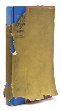 Item #213516 Odes from the Divan of Hafiz Freely Rendered from Literal Translations by Richard Le...