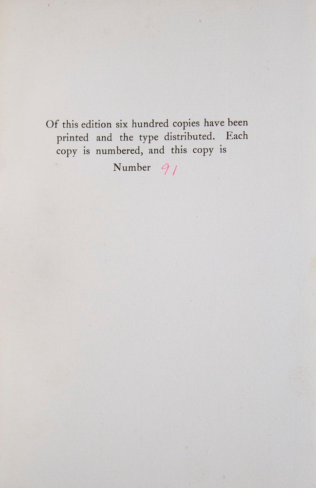 One Hundred Quatrains from the Rubaiyat of Omar Khayyam. A Rendering in English Vers by Elizaeth Alden Curtis. With an Introduction by Richard Burton