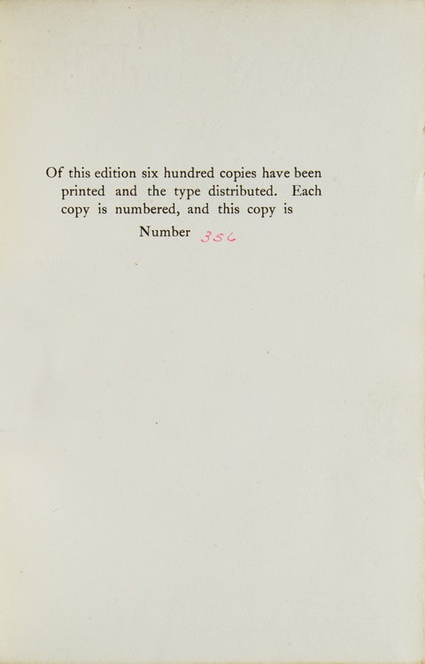 One Hundred Quatrains from the Rubaiyat of Omar Khayyam. A Rendering in English Vers by Elizaeth Alden Curtis. With an Introduction by Richard Burton