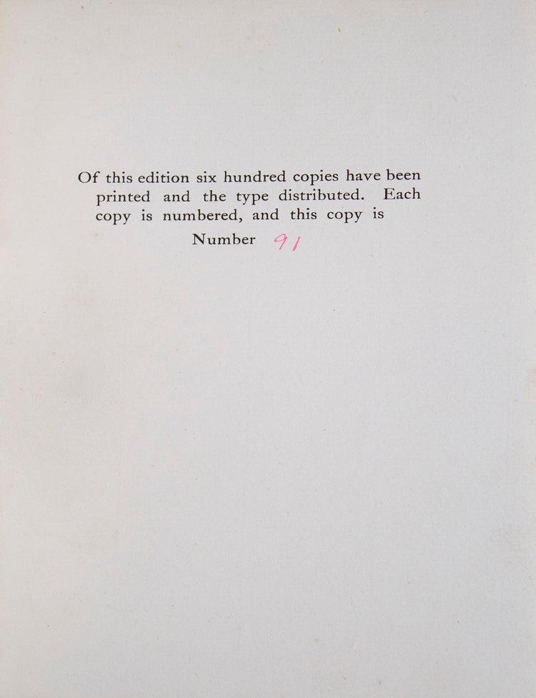 One Hundred Quatrains from the Rubaiyat of Omar Khayyam. A Rendering in English Vers by Elizaeth Alden Curtis. With an Introduction by Richard Burton