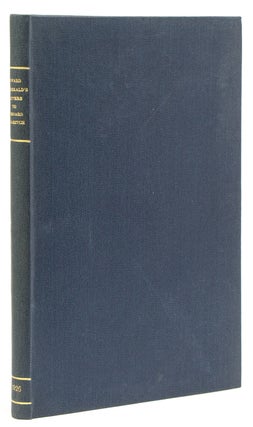 Item #213687 Letters from Edward Fitzgerald to Bernard Quaritch 1853-1883. Edited by C. Quaritch...