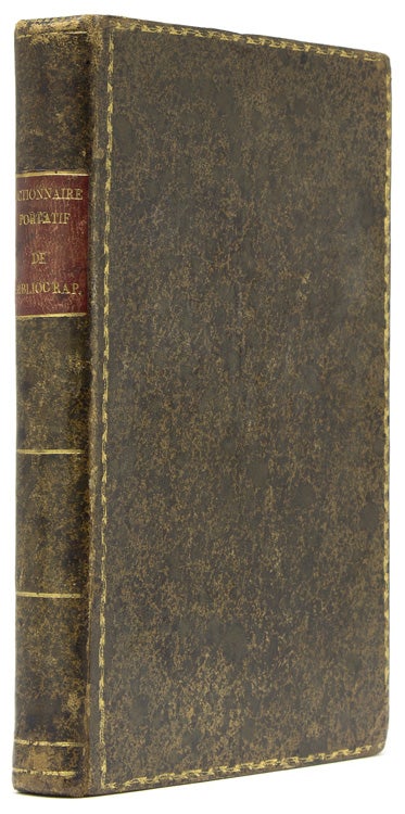 Dictionnaire Portatif de Bibliographie, contenant plus de 17,000 articles de Livres rare ..