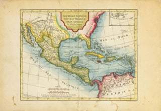 Item #21662 Nouvelle Espagne, Nouveau Méxique, Isles Antilles. [Corrected by C. Lamarche]. Map,...