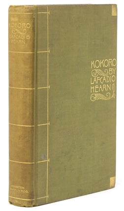 Item #216635 Kokoro. Translated and Annotated by R. Tanabe. Lafcadio Hearn
