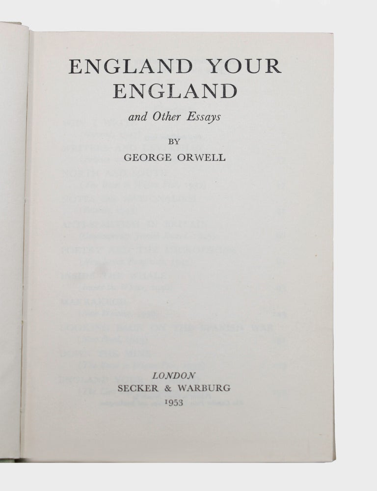 England Your England and Other Essays (2/2)
