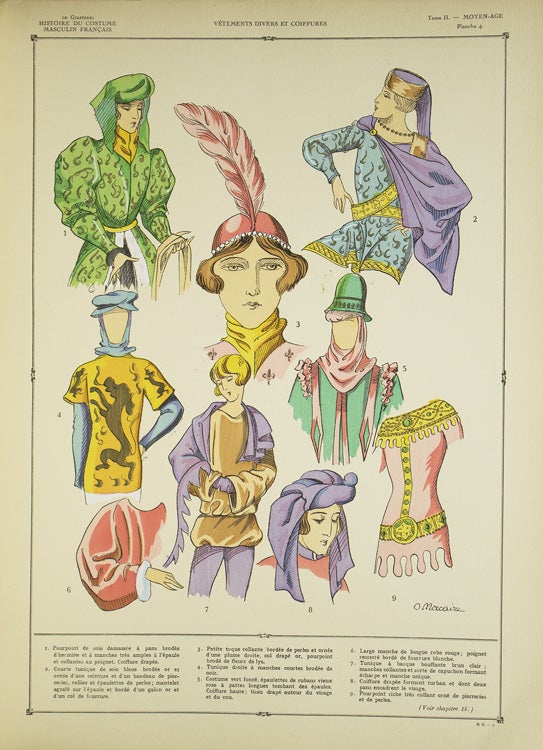 Histoire du Costume Masculin Français de l'an 420 à l'an 1870