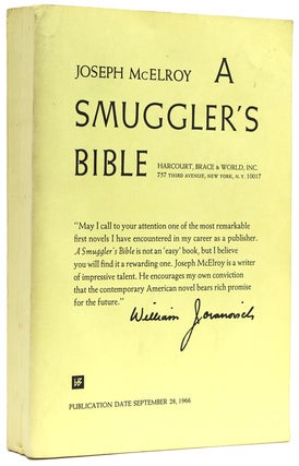 Item #216952 A Smuggler's Bible. Joseph McElroy