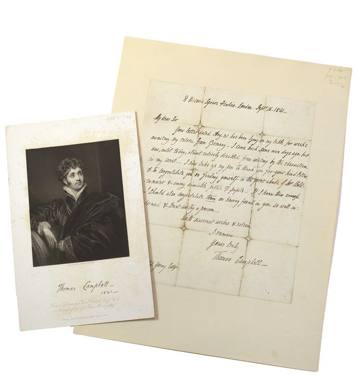 Autograph Letter Signed (“Thomas Campbell”) To Ronald Young