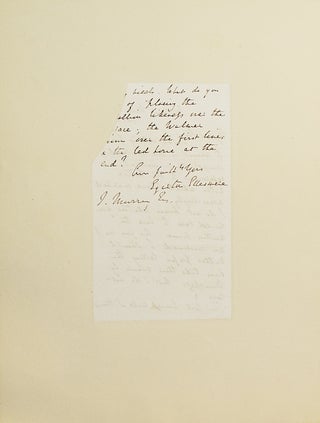 Item #21729 Autograph Letter Signed (“Egerton Ellesmere”) to publisher John Murray. Francis...