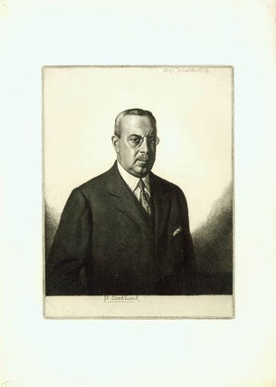 Item #21789 “Albert H. Wiggin, Esq.” (President of Chase Manhattan Bank): etching. Gerald L....