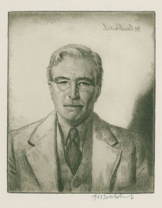 Item #21791 “Dr. Charles Lee Reese”: etching. Gerald L. Brockhurst