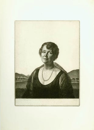 Item #21792 “Mrs. Albert H. Wiggin”: etching. Gerald L. Brockhurst