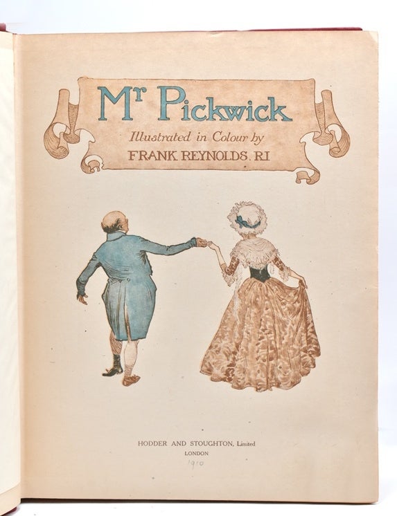 Mr. Pickwick [pages from The Pickwick Papers]