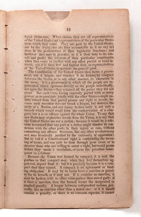 Proclamation by Andrew Jackson, President of the United States, of the 10th December, 1832 ... Printed by Order of the House of Representatives