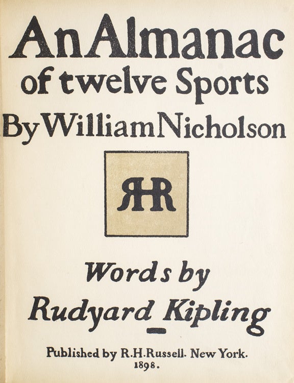 An Almanac of Twelve Sports with words by Rudyard Kipling